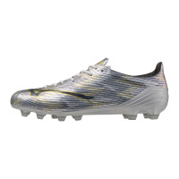 Mizuno Alpha II Japan Gras Voetbalschoenen (FG) Zilver Grijs Goud