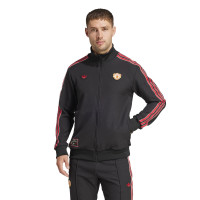 adidas Manchester United Terrace Icons Veste d'Entraînement Noir Rouge