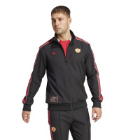 adidas Manchester United Terrace Icons Veste d'Entraînement Noir Rouge