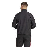 adidas Manchester United Terrace Icons Veste d'Entraînement Noir Rouge
