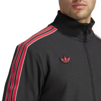 adidas Manchester United Terrace Icons Veste d'Entraînement Noir Rouge