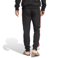 adidas Manchester United Terrace Icons Pantalon d'Entraînement Noir Rouge