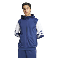 adidas Squadra 25 Hooded Trainingspak Full-Zip Donkerblauw Wit