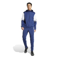 adidas Squadra 25 Hooded Trainingspak Full-Zip Donkerblauw Wit