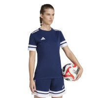 adidas Squadra 25 Maillot de Foot Femmes Bleu Foncé Blanc