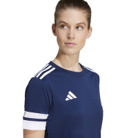 adidas Squadra 25 Maillot de Foot Femmes Bleu Foncé Blanc