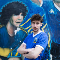 COPA Maradona X Argentina 1986 Away Retro Voetbalshirt