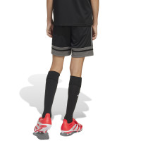 adidas Squadra 25 Short de Foot Enfants Noir Gris Rouge