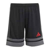 adidas Squadra 25 Short de Foot Enfants Noir Gris Rouge