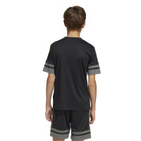 adidas Squadra 25 Voetbalshirt Kids Zwart Grijs Rood