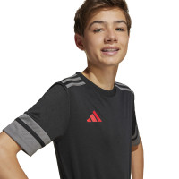adidas Squadra 25 Voetbalshirt Kids Zwart Grijs Rood