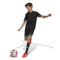 adidas Squadra 25 Voetbalshirt Kids Zwart Grijs Rood