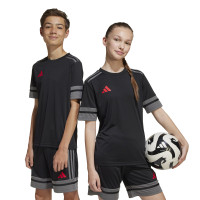 adidas Squadra 25 Voetbalshirt Kids Zwart Grijs Rood
