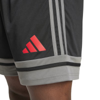 adidas Squadra 25 Short de Foot Noir Gris Rouge