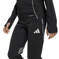 adidas Tiro 25 Competition Trainingspak 1/4-Zip Kids Zwart Wit Grijs