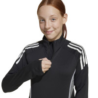 adidas Tiro 25 Competition Trainingspak 1/4-Zip Kids Zwart Wit Grijs