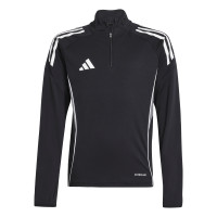 adidas Tiro 25 Competition Trainingspak 1/4-Zip Kids Zwart Wit Grijs