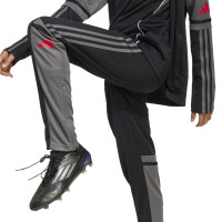 adidas Squadra 25 Trainingspak Full-Zip Kids Zwart Grijs Rood