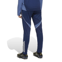 Survêtement de compétition adidas Tiro 25 1/4 Zip pour Enfants, bleu clair, bleu foncé