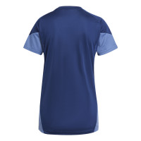 adidas Tiro 25 Competition Trainingsshirt Dames Donkerblauw Wit