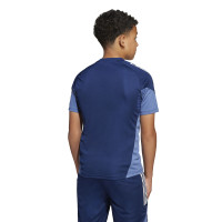 adidas Tiro 25 Competition Trainingsshirt Kids Donkerblauw Wit