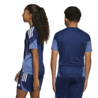 adidas Tiro 25 Competition Trainingsshirt Kids Donkerblauw Wit