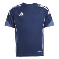 adidas Tiro 25 Competition Trainingsshirt Kids Donkerblauw Wit