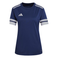 adidas Squadra 25 Maillot de Foot Femmes Bleu Foncé Blanc
