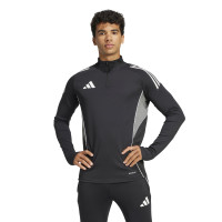 adidas Tiro 25 Competition Haut d'Entraînement 1/4-Zip Noir Blanc Gris