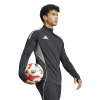 adidas Tiro 25 Competition Haut d'Entraînement 1/4-Zip Noir Blanc Gris