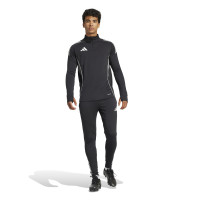 adidas Tiro 25 Competition Haut d'Entraînement 1/4-Zip Noir Blanc Gris