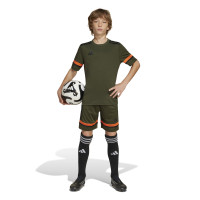 adidas Squadra 25 Voetbalshirt Kids Donkergroen Zwart Oranje