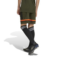 adidas Squadra 25 Short de Foot Enfants Vert Foncé Noir Orange