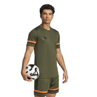 adidas Squadra 25 Tenue de Football Vert Foncé Noir Orange