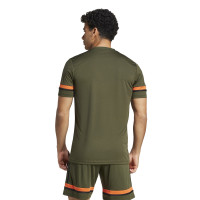 adidas Squadra 25 Tenue de Football Vert Foncé Noir Orange
