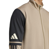 adidas Squadra 25 Trainingsjack Beige Zwart
