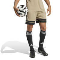 adidas Squadra 25 Voetbalbroekje Beige Zwart