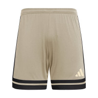 adidas Squadra 25 Voetbalbroekje Beige Zwart