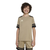 adidas Squadra 25 Voetbaltenue Kids Beige Zwart