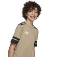adidas Squadra 25 Voetbaltenue Kids Beige Zwart