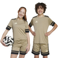adidas Squadra 25 Voetbaltenue Kids Beige Zwart