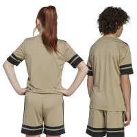 adidas Squadra 25 Voetbaltenue Kids Beige Zwart