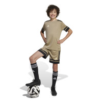 adidas Squadra 25 Voetbaltenue Kids Beige Zwart