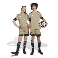 adidas Squadra 25 Short de Foot Enfants Beige Noir