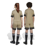 adidas Squadra 25 Short de Foot Enfants Beige Noir