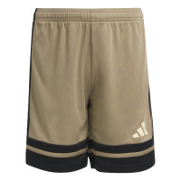 adidas Squadra 25 Short de Foot Enfants Beige Noir