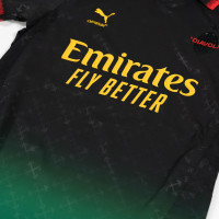 PUMA AC Milan X Off-White 4e Shirt Authentic 2024-2025 Zwart