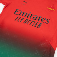 PUMA AC Milan X Off-White 4e Shirt Authentic 2024-2025 Rood