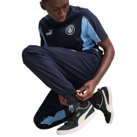 PUMA Manchester City FtblArchive Pantalon d'Entraînement 2024-2025 Bleu Foncé Bleu