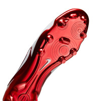 Nike Tiempo Legend 10 Elite Gazon Naturel Chaussures de Foot (FG) Blanc Rouge